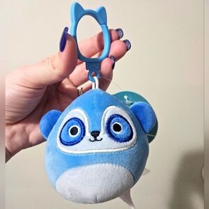 NWT Rolf the blue Lemur Squishmallow Clip 3.5"